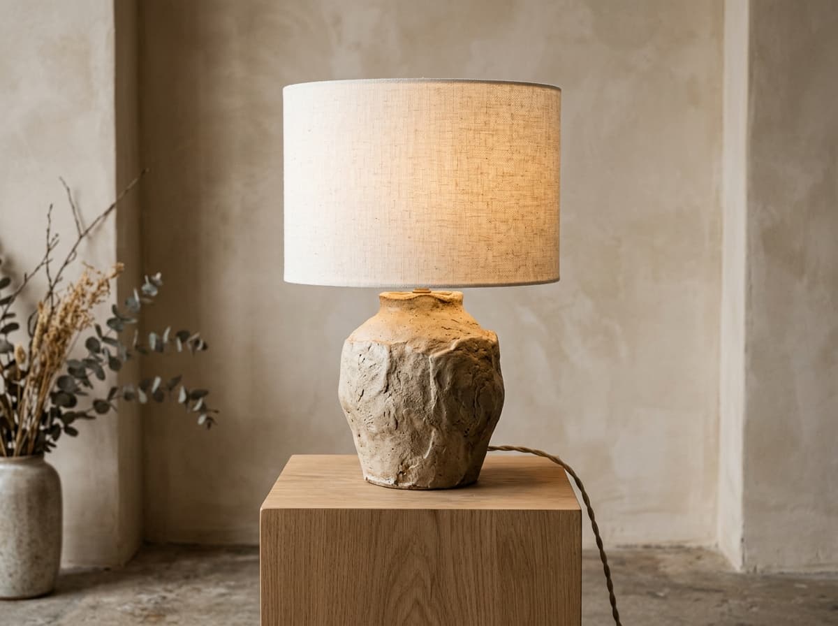 Stoneware Table Lamp